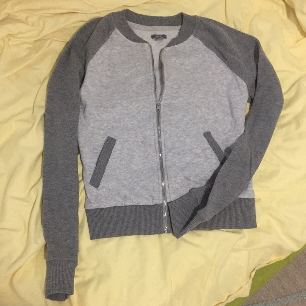 Aerie Zipper French Terry Cloth Jacket